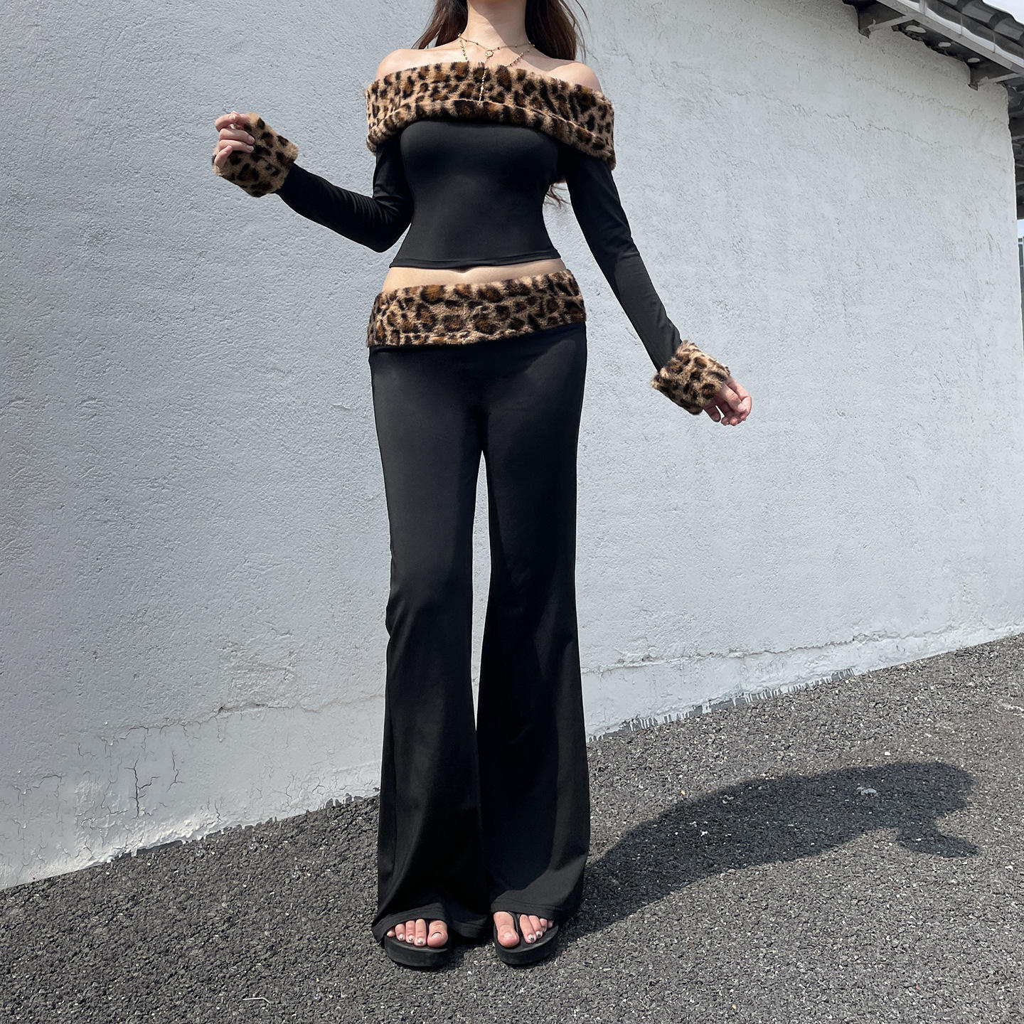 Z1126ST20 Black pants set