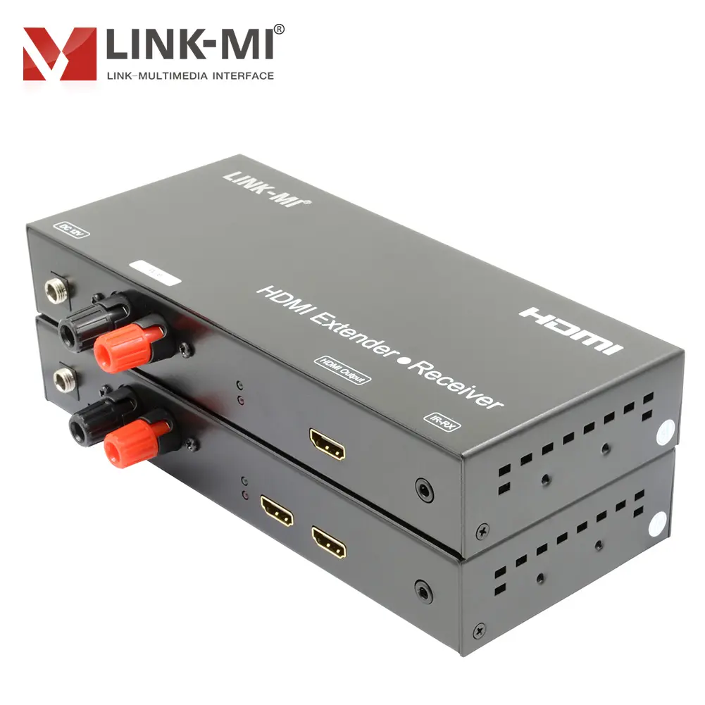 LINK-MI 600m HDMI Extender Übertragung über alle Kabel HDCP 1.4-konformer IR-Pass-Through-Video-Audio-Extender