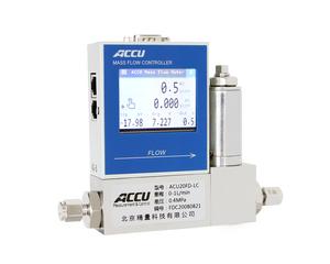 Controlador de flujo másico de alta temperatura Controlador de flujo másico de gas hidrógeno para aplicaciones de semiconductores, químicos y de laboratorio - Product Image 3
