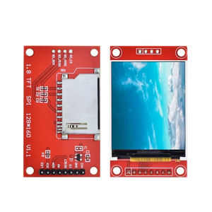1.8 inç 1.8 "LCD ekran TFT ekran modülü SPI arayüzü 128*160 çözünürlük 16BIT RGB 4 IO ST7735S Arduino için sürücü