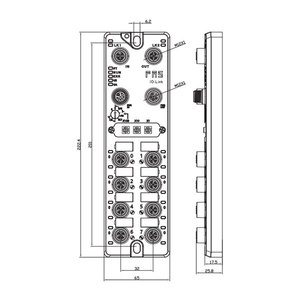 EtherCATプロトコルIO-8ポートのリンクマスター、クラスA-接続8 IO-Linkプロトコルデバイス (006B11) - Product Image 2