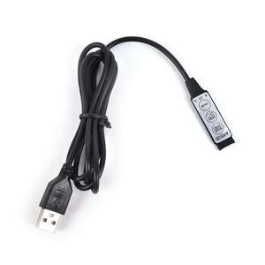 ตัวควบคุม DC 5V USB LED RGB 3Key มาพร้อมกับโหมดกระโดด23โหมดและสีแวดล้อม21สี - Product Image 1