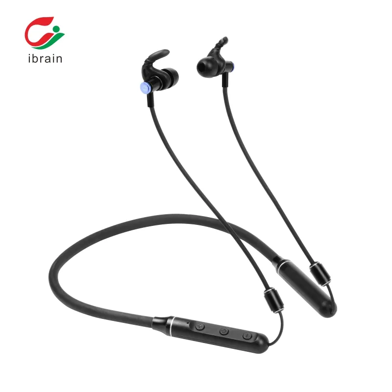 Best Gift Neckband earphone EMF/ RF radiation protection V5.0 wireless sports stereo sound headset