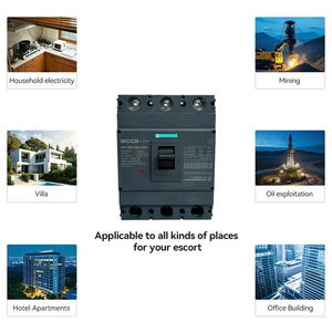 AC Mccb kesici 400A 380V 3P üç kutuplu DC MCCB kesici anahtarı elektrikli kalıplı durumda endüstriyel DC MCCB - Product Image 6