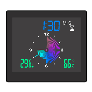 Saug dusch uhr Zeit Countdown Farbe Lcd Tisch Wasserdicht Custom Made Alarm Wand Digital Countdown - Product Image 1