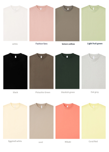 DiFan Tシャツカスタムメンズ高品質ヘビー100% バンブーオーガニックピマコットンブランクホワイトユニセックスバルク印刷