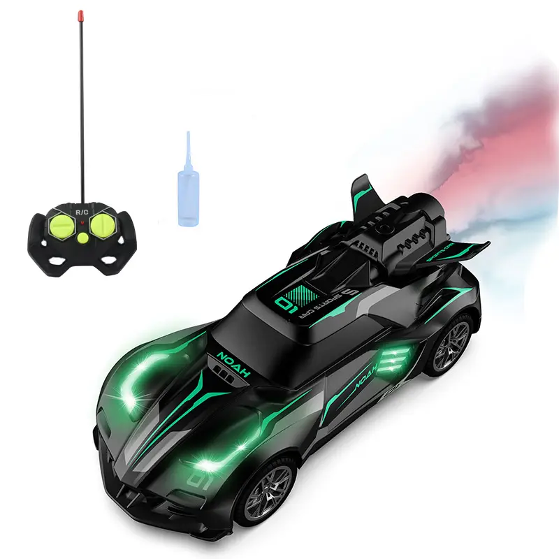 Pulvérisation radiocommandée cascadeur drift racing spray télécommande jouet voiture 2.4g 1:20 rc cascadeur voiture avec lumière et spray