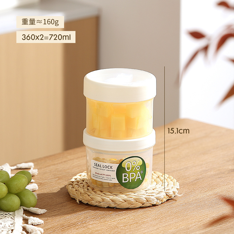 Hb6602 blanc double couche 360ml + 360ml