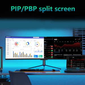 49 inç LED arkadan aydınlatmalı kavisli PC oyun monitörü 32:9 Ultra geniş 5120*1440 144Hz yenileme hızı 4K iş kullanımı için çözünürlük - Product Image 3