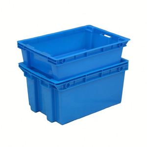 Venta caliente caja sólida nido contenedor de almacenamiento logística envío cajas de plástico para almacenamiento caja de caja logística - Product Image 2