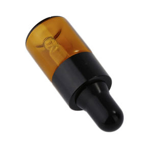 1 3 5 ml Glass Vial Dropper <strong>Bottle</strong> for Oil 3ml 5ml Tincture Amber Droplet <strong>Bottles</strong> with Gold Silver Dropper - Product Image 4