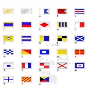 Bandera de banderines triangulares navales de poliéster resistente personalizada - Product Image 2