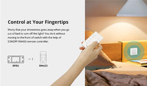SONOFF RFR2 433Mhz RF Control remoto DIY interruptor inteligente Módulo de automatización del hogar inteligente funciona con Alexa Google Home y eWeLink - Product Image 5