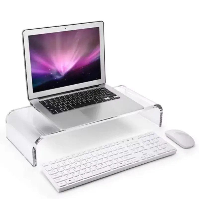 Ofis için yeni varış özel uzun ömürlü U şekli akrilik Laptop standı