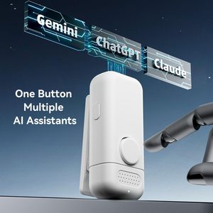 2024 NEW Portable ODM OEM Smart AI English Wireless Microphone Meeting Minutes Fast Translator Device Microphone With Chatgpt