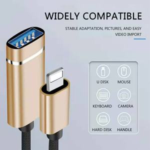 OTG-Kabel Typ C 8-poliger OTG-Adapter USB-OTG-Adapter Notebook-Computer-für Geräte-und bequeme Verbindung Kamera-Adapter kabel - Product Image 2