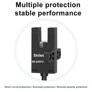 High Quality EE-SX-674-WR Wire Type Slot Type Photoelectric Switch <strong>Sensor</strong> 5-24V DC Four Wire Output 5mm <strong>Detection</strong> Distance - Product Image 4