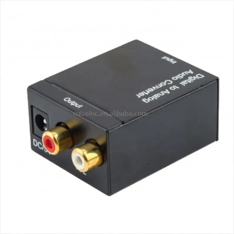 Digitaler optischer Koaxial-Signal-Analog-Audio-Wandler-Adapter Cinch-Digital-Analog-Audio-Wandler