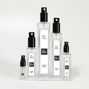 Empty Parfum Bottle clear square 3ml 5ml 10ml <strong>15</strong> ml 20 ml 30ml 50ml 100ml Glass Spray Bottle <strong>Perfume</strong> - Product Image 4