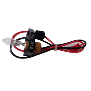 Ampoule d'analyseur biochimique HoneyFly 6V 10W ampoule de lampe halogène Spot Light Quartz avec câble pour URIT- 800/810/820/830/870 - Product Image 1