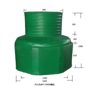 UTop HDPEคุณภาพสูงManholeดีสำหรับการใช้สถานีใต้ดินท่อคอนเทนเนอร์ - Product Image 2