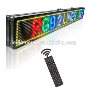 40x6 дюймов 15 м Пульт дистанционного управления p10 SMD Полноцветный Программируемый текст прокрутка сообщения сменный светодиодный знак - Product Image 4