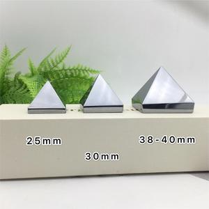 Đá tự nhiên terahertz kim tự tháp chữa bệnh năng lượng thời trang trang sức cho trang trí nội thất phụ kiện thủ công quyến rũ - Product Image 1