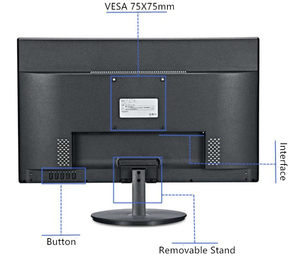 Monitor de ordenador con pantalla LCD de 19 pulgadas