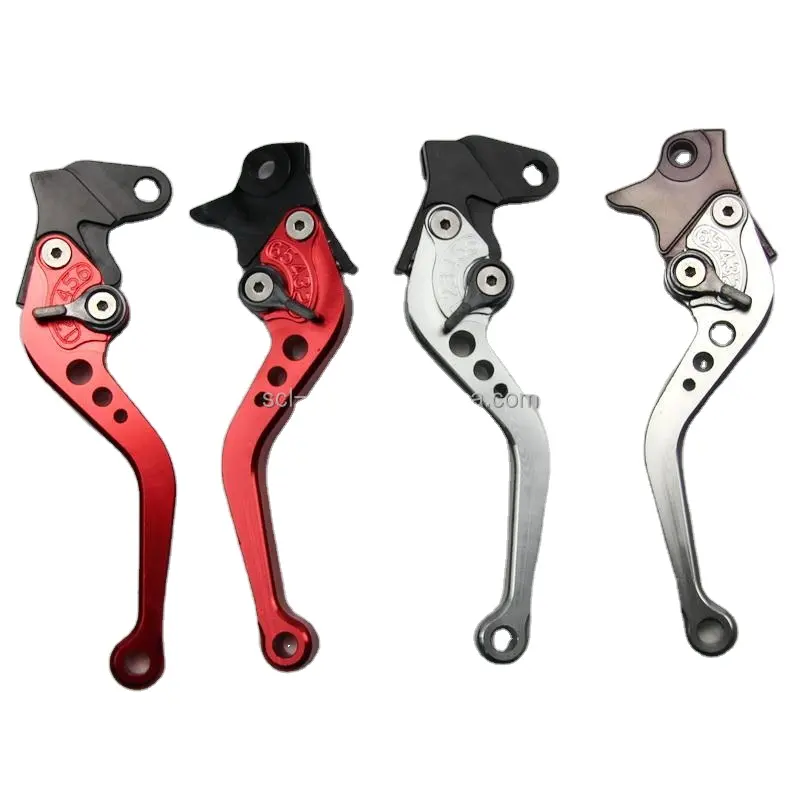 CNC Motorcycle Clutch Drum Brake Lever Handle Universal Fit for FZ16 Modification 1 Pair Alloy Motorcycle Brake Handle