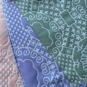 Modernes Design Ansatz Jacquard Lace Fabric Blumenmuster Garn gefärbt gewebt mit Metallic-Funktion für Moden - Product Image 1