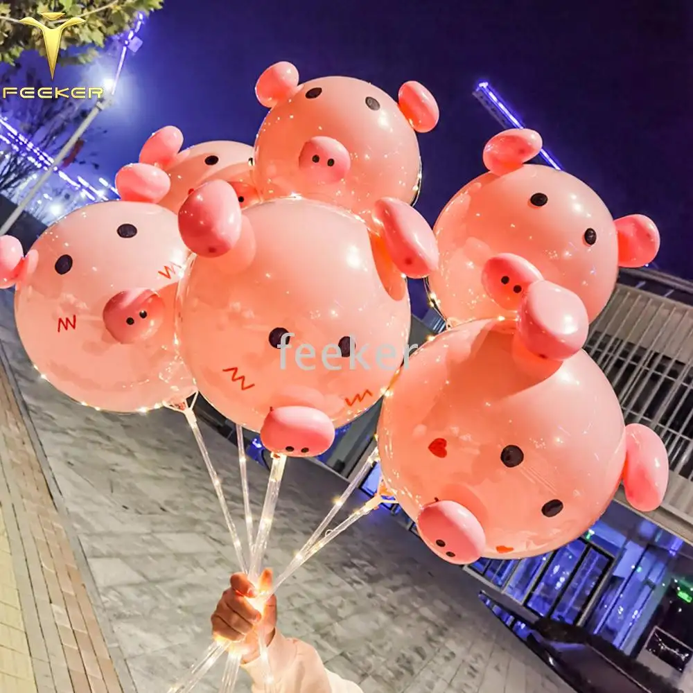 Mazzi di palloncini di san valentino