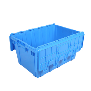 Caja de transporte de fruta apilable, contenedor de almacenamiento móvil de plástico, caja de logística - Product Image 5