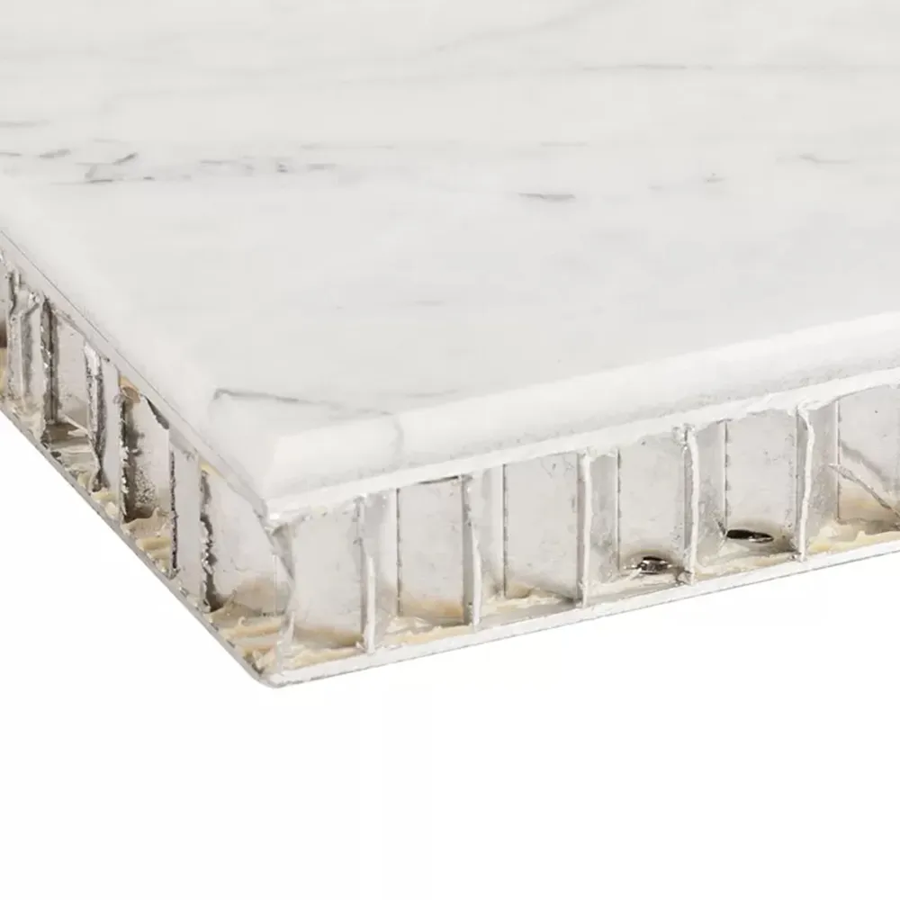 Stone Texture Inset Aluminum Honeycomb Sandwich Facade Panels For Buildings
