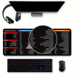Alfombrilla de ratón con patrón de accesos directos de Excel, alfombrilla de teclado antideslizante con patrón de accesos directos, alfombrilla de ordenador antideslizante para regalo - Product Image 2