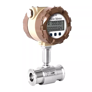 Stainless Steel Turbine <strong>Flowmeter</strong>, Pure Water <strong>Pulse</strong> Liquid Pipeline Flow <strong>Sensor</strong>, Quantitative Control Equipment - Product Image 2