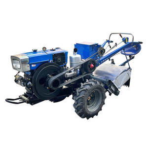 农用手扶拖拉机8HP 10HP 12HP 15HP 18HP 20HP 22HP 25HP带牵引箱旋耕的两轮拖拉机