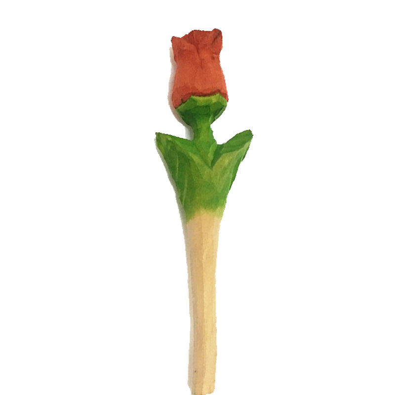 Red rose flower-diamond head