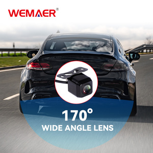 Wemaer oem cvbs נוף אחורי מצלמה צג חיישן חניה אוטומטי מתכת שחור hd רחב בחזרה להפוך את המכונית מצלמה עבור kia bmw