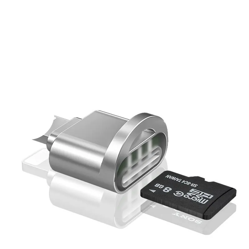 Mini lecteur de carte pour adaptateur Lightning pour carte mémoire/adaptateur de carte Micro Mini SD lecteur de carte TF foudre pour iPhone/ipad