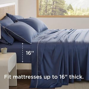 Cloudland Cotton Pillowcase 100% Cotton <strong>Percale</strong> Pillowcases, 2 Pack Pillow Case <strong>400</strong> Thread Count 40X40 - Product Image 4