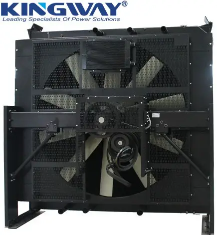 Radiadores refrigerante de aluminio con ventilador para motor Perkins 4016-61TRG3, 1875 KW a 1500rpm