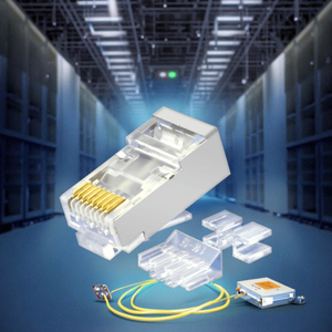 Hochwertiger, abgeschirmter, unge schirmter RJ45-Stecker UTP FTP vergoldeter modularer 3U 50U-Stecker CAT5E CAT6A CAT8 - Product Image 6