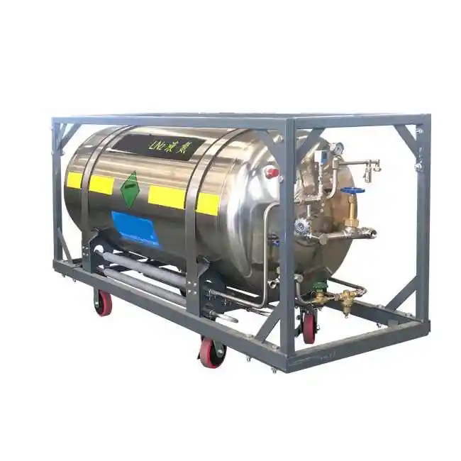 DPW700 -499L horizontal LNG Dewar frasco industrial cilindro de gas natural líquido precio