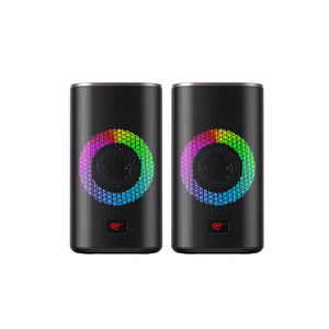 SK212 Havit Bt V5.0 müzik kutusu RGB LED renkli ışıklar PC bilgisayar taşınabilir kablosuz 2.0 masaüstü hoparlör - Product Image 2