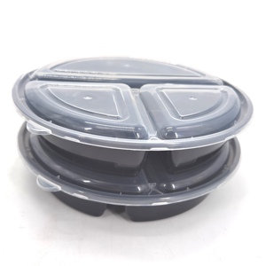 寧波工場製プラスチック2コンパートメントランチお弁当容器高級和風食事収納ボックス