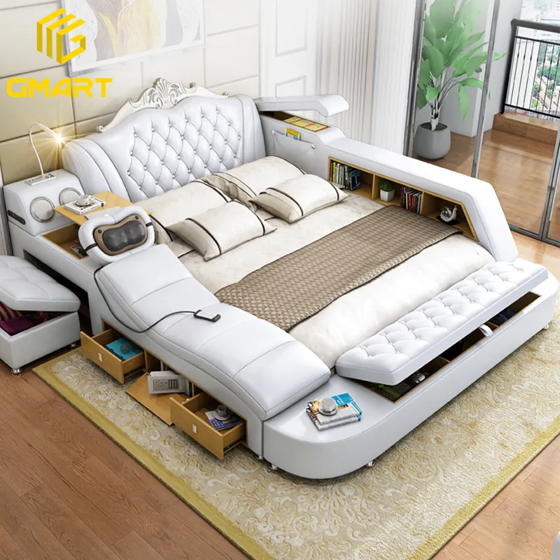 Gmart-mueble De sala De estar en forma De U para jardín, sofá, litera, taburete De aluminio multiusos