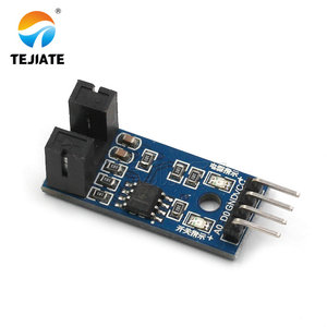 Módulo de Sensor de velocidad infrarrojo LM393 de 4 pines, optoacoplador de prueba de Motor contador con ranura Tipo IR para pruebas de velocidad de Motor, producto IC