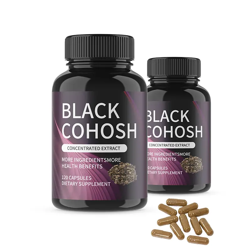 उच्च गुणवत्ता वाले प्राकृतिक ब्लैक कोहosh जड़ अर्क ब्लैक कोहosh कैप्सूल हर्बल स्वास्थ्य अनुपूरक