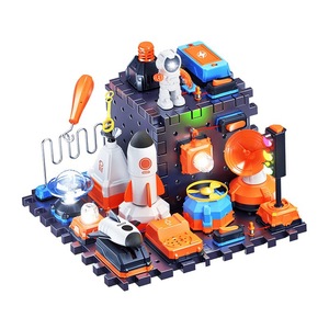 Blocchi di costruzione elettrici giocattolo di assemblaggio educativo per la scienza elettronica di educazione circuito di simulazione set di luci sonore - Product Image 1