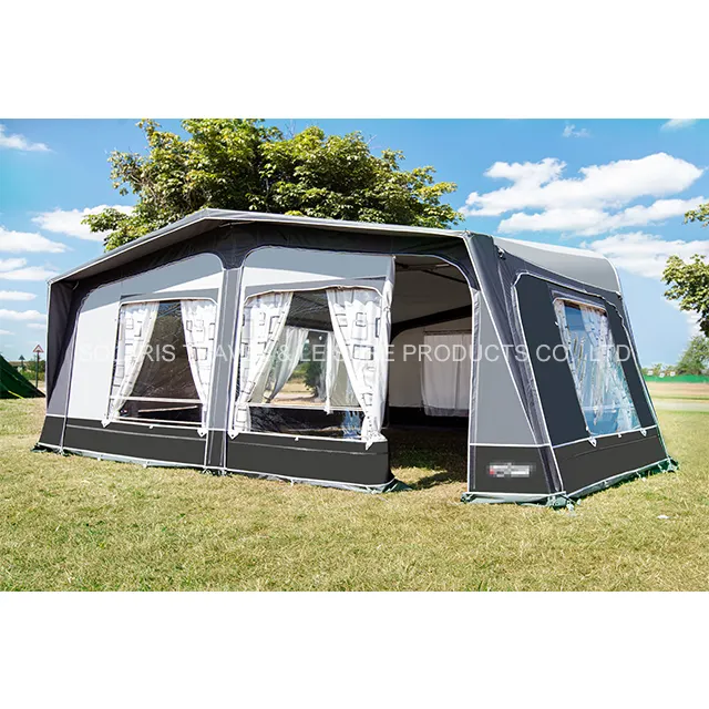 Tenda da campeggio per 3-4 persone tenda da campeggio per esterni tenda da campeggio leggera di lusso tenda grande da campeggio antipioggia e calda